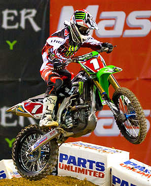 Ryan Villopoto tore his ACL in 2012 after clinching this second straight supercross championship.